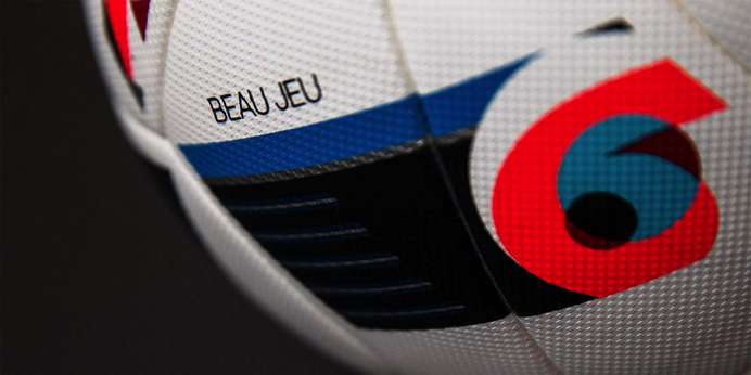 The colours of the ball created for the Euros 2016