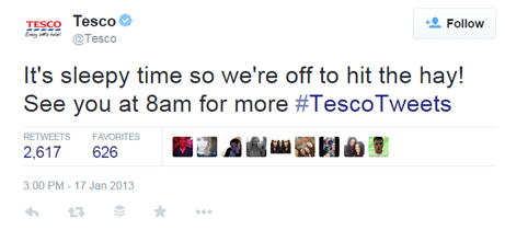 Tescos tweet too soon after controversy 