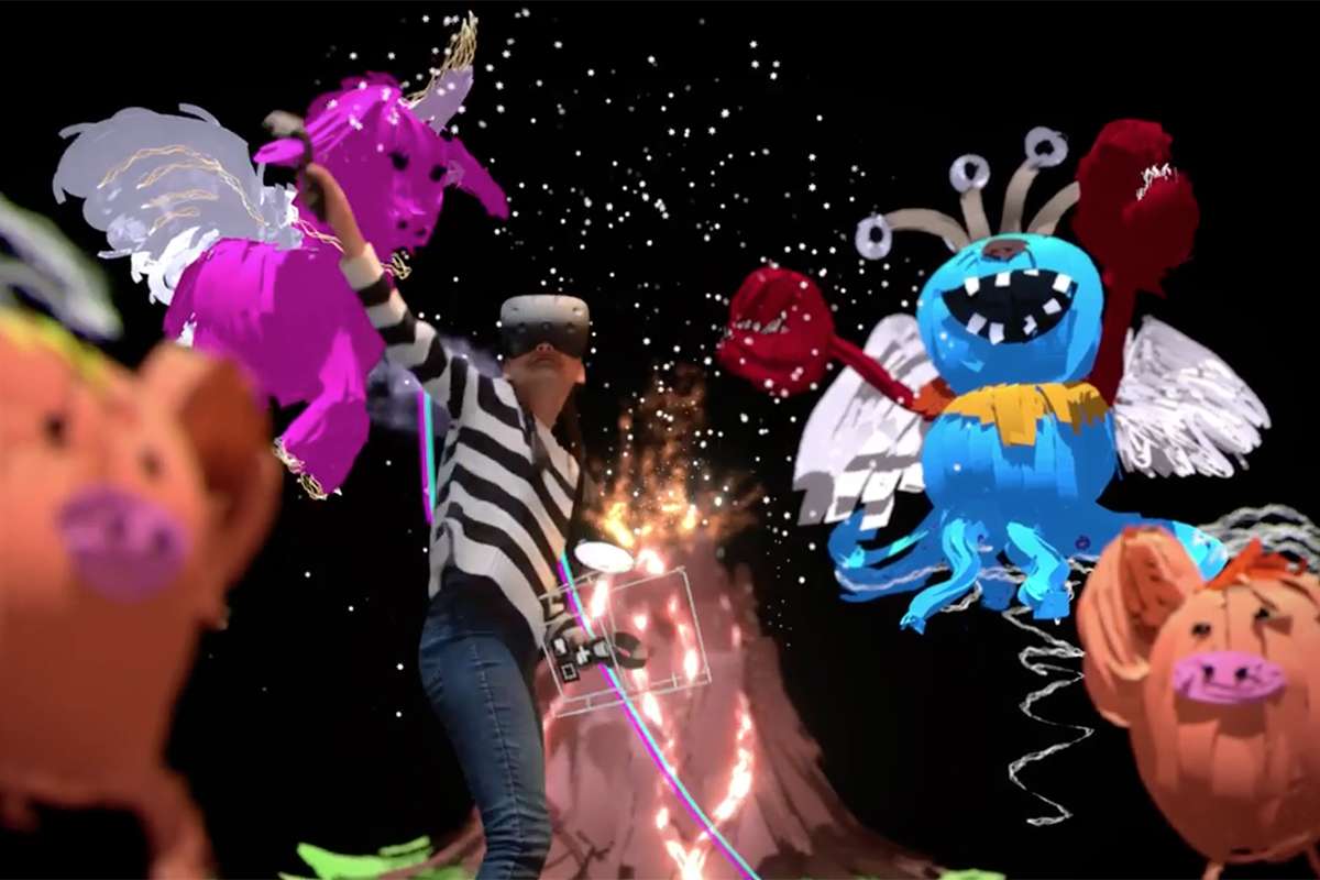 Virtual reality worlds can have anything you want in them
