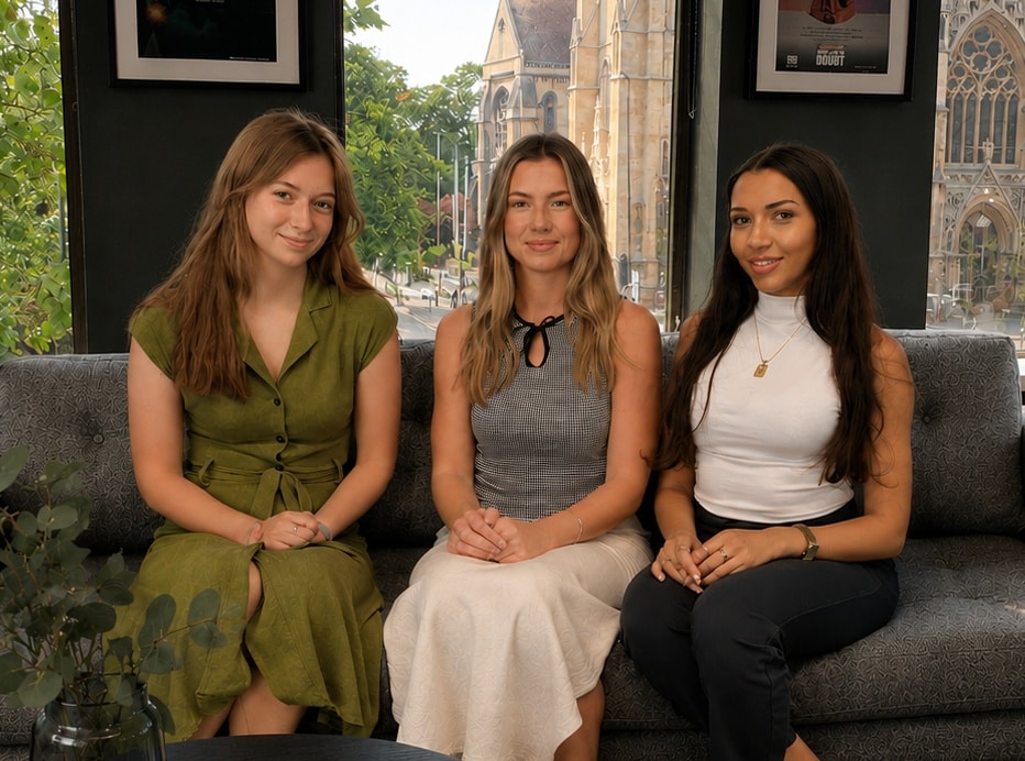 New starters Hannah, Cerys and Kate
